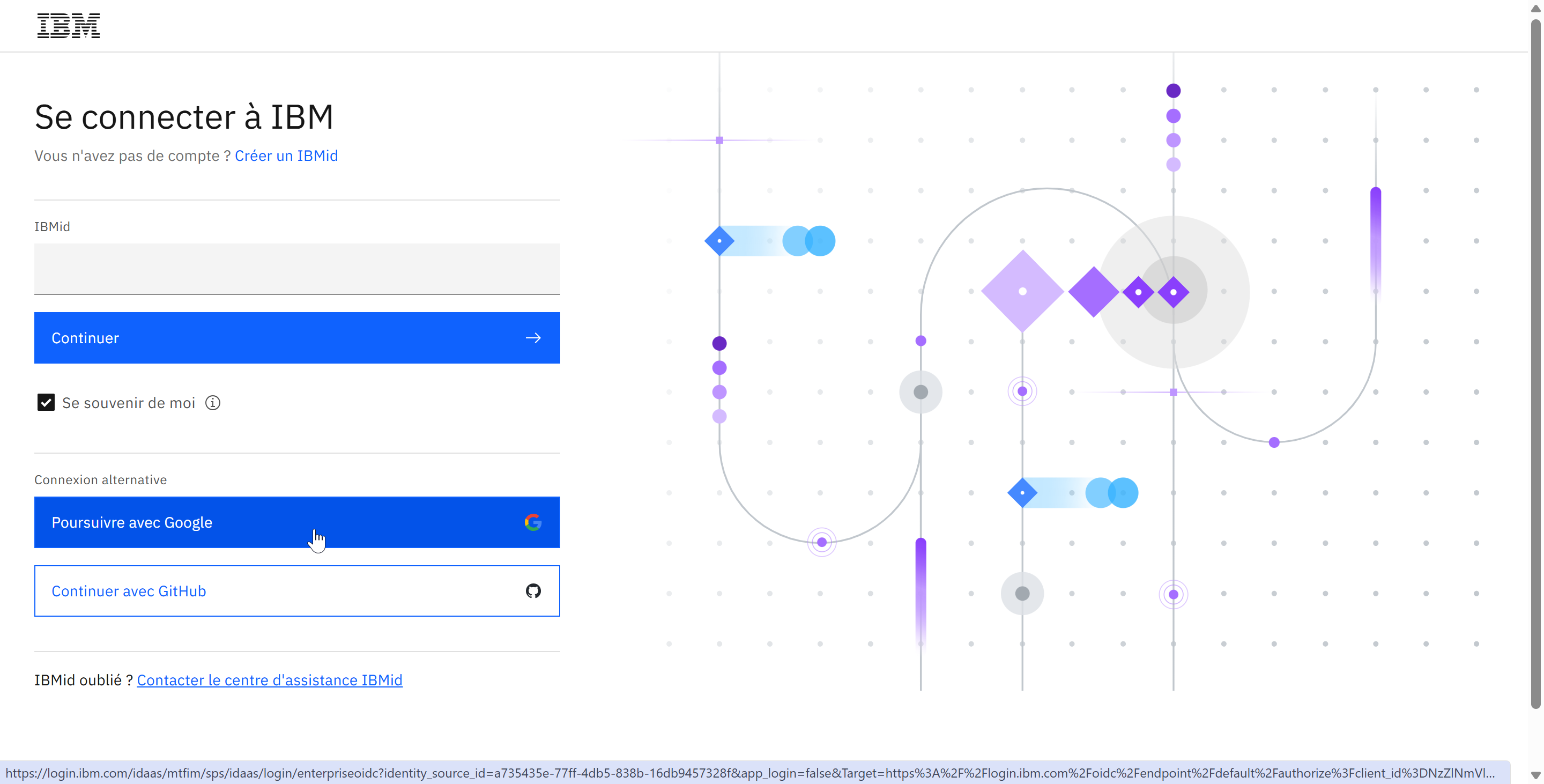 Connexion avec Google