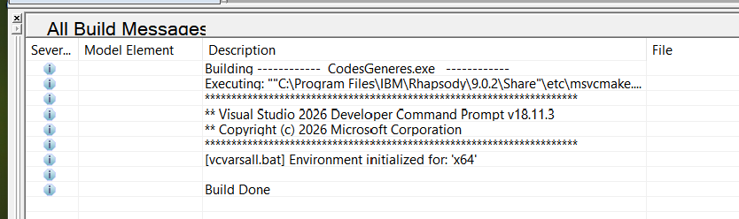 Build réussi